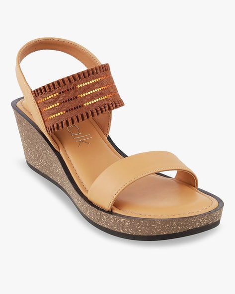 Buy tan Heeled Sandals for Women by CATWALK Online