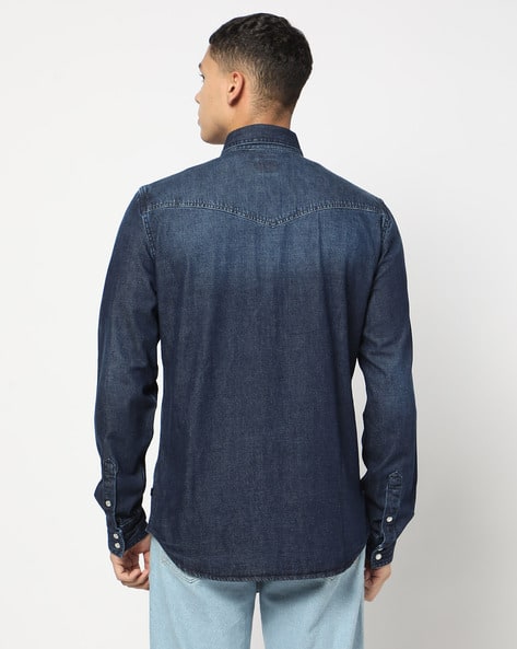 Buy Blue Shirts for Men by GAP Online | Ajio.com