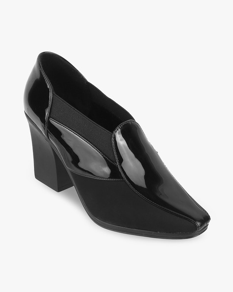 Catwalk Women Slip-On Chunky-Heeled Shoes