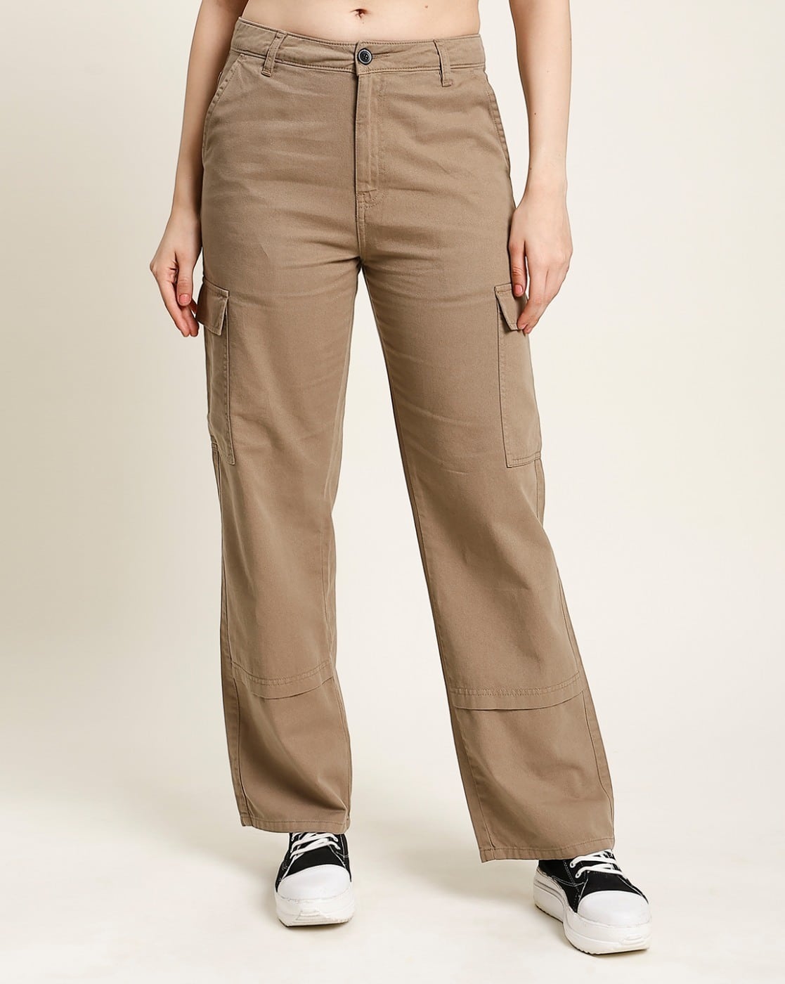 Women Straight Fit Cargo Pants