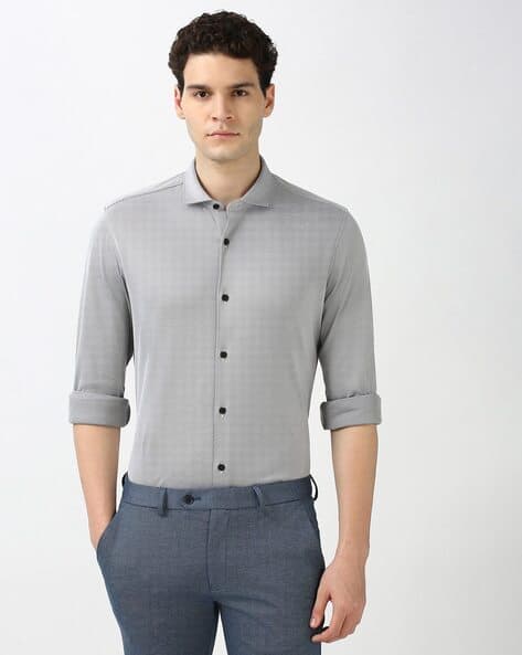 Buy Grey Shirts for Men by Peter England Online