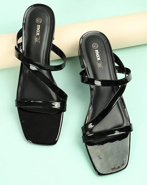 Buy Black Flat Sandals for Women by MAX Online