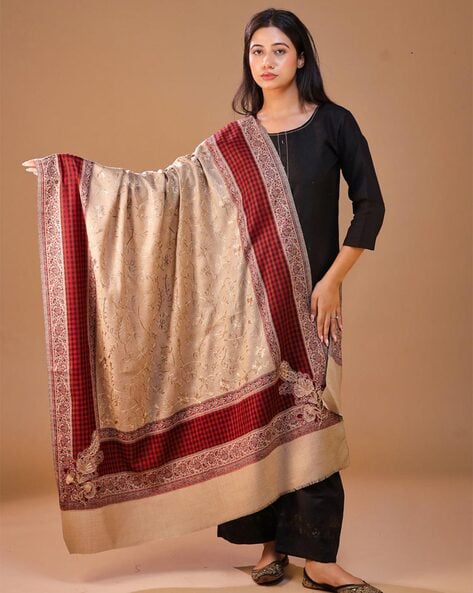 Women Floral Shawl Price in India