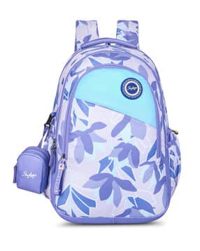 skybags Men Floral Print Backpack with Pouch-picture-27