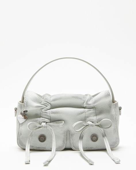 Buy Acne Studios Multipocket Micro Bag | White & Grey Color Women