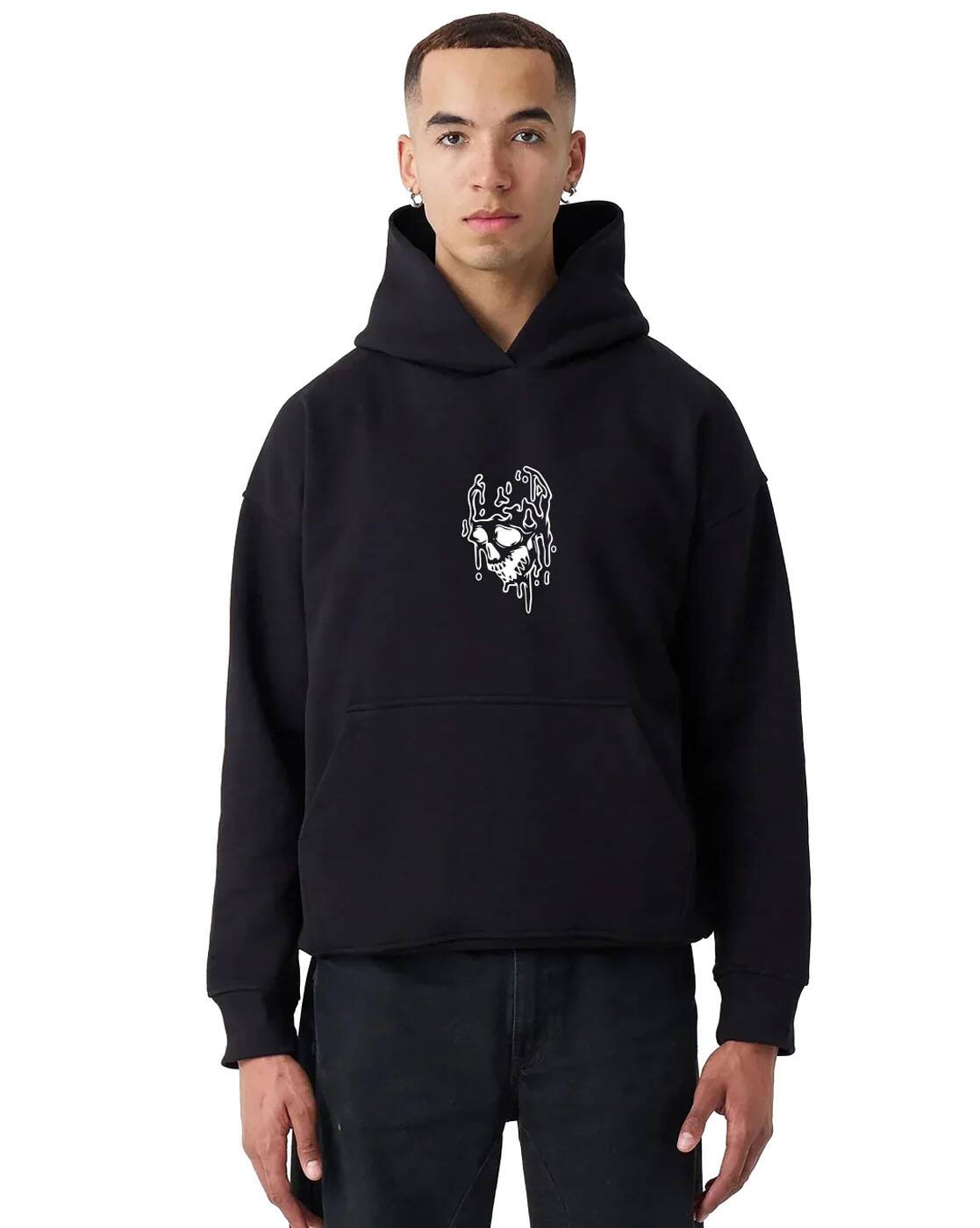 Buy Black Sweatshirt & Hoodies for Men by Datalact Online | Ajio.com