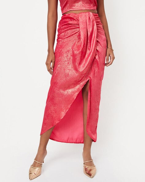 Buy Pink Skirts for Women by MAX Online