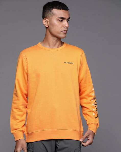 Buy Orange Sweatshirt Hoodies for Men by Columbia Online