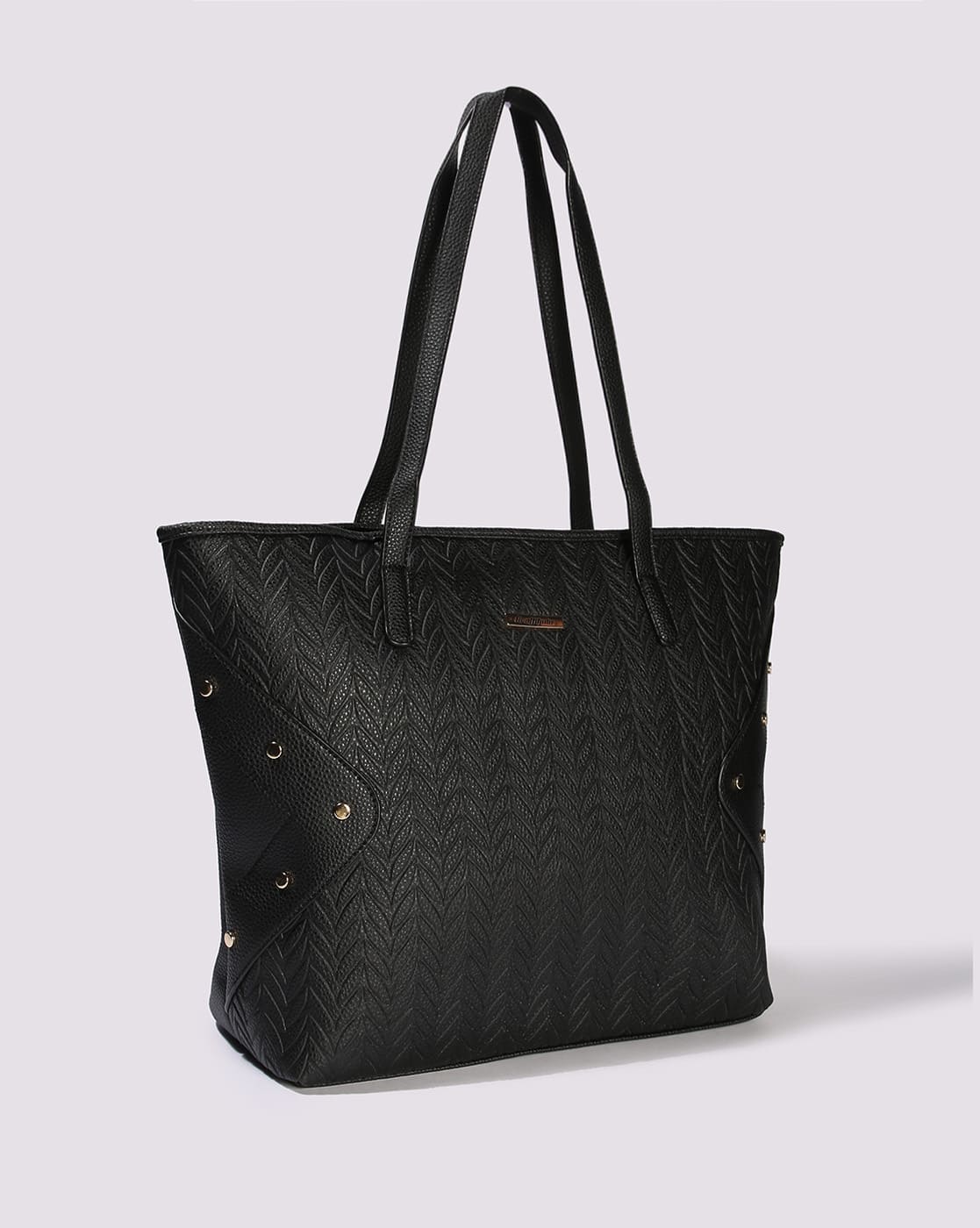 HWC LABEL TOTE BAG MEDIUM BLACK HWC LABEL TOTE BAG MEDIUM BLACK