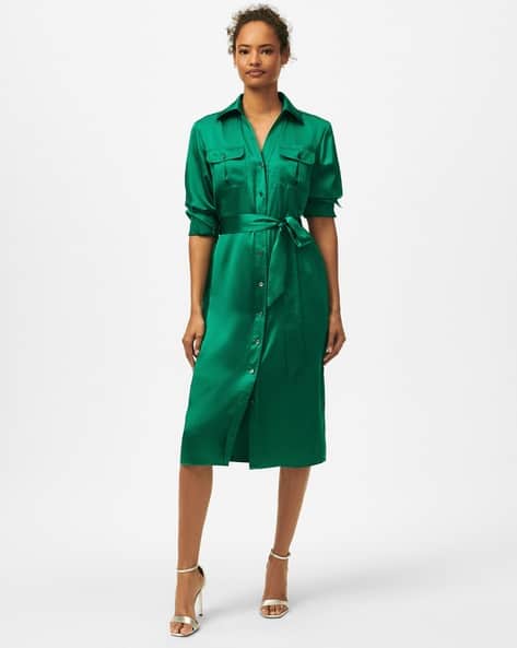 Buy Green Dresses for Women by BROOKS BROTHERS Online | Ajio.com