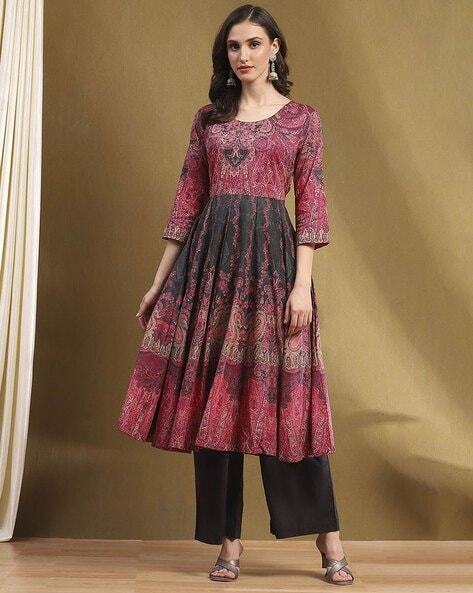 Buy Charcoal Grey Kurta Suit Sets for Women by Biba Online Ajio