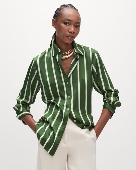 Women Striped Regular Fit Shirt