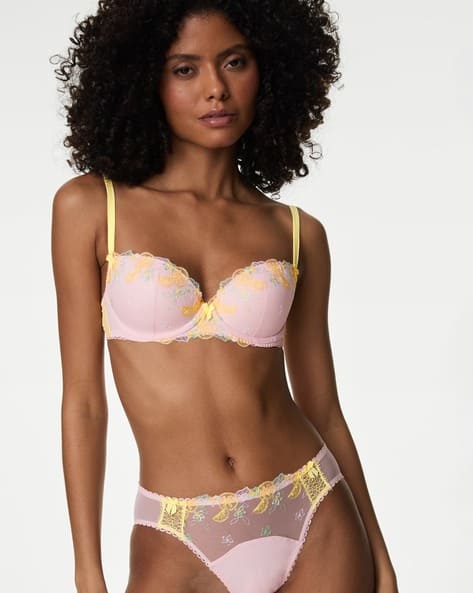 Marks & Spencer Abella Embroidery Wired Balcony Bra