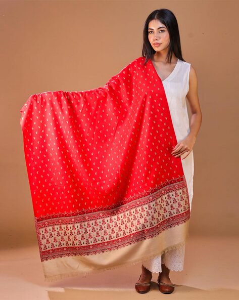 Women Floral Shawl Price in India