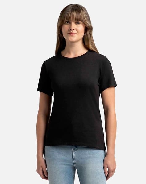 Buy Black Tshirts for Women by JOCKEY Online
