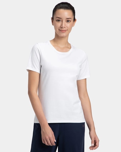 Buy White Tshirts for Women by Jockey Online Ajio