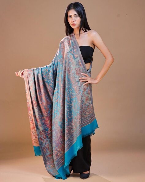 Women Floral Shawl Price in India