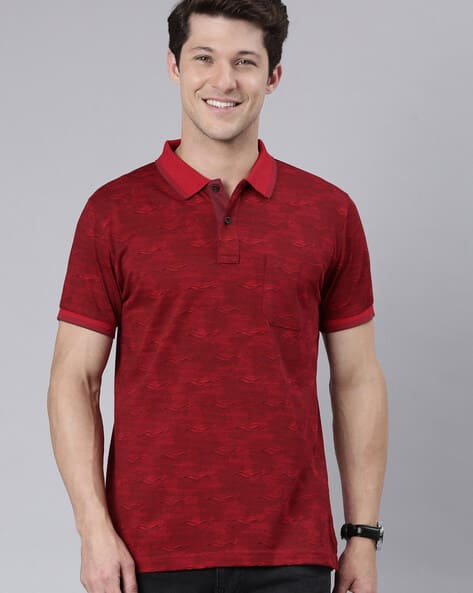 Men Slim Fit Polo T-Shirt