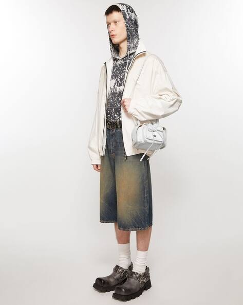 Buy Acne Studios Multipocket Mini Bag | Grey Color Women | AJIO LUXE 