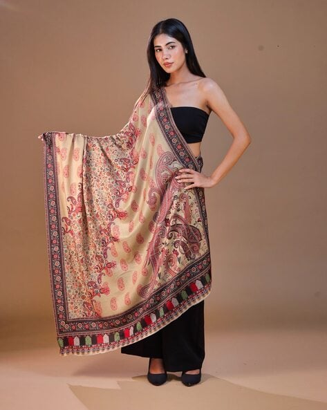 Women Floral Shawl Price in India