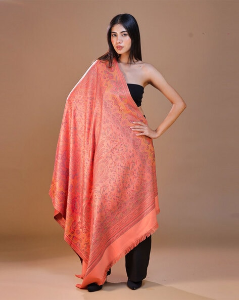 Women Floral Shawl Price in India