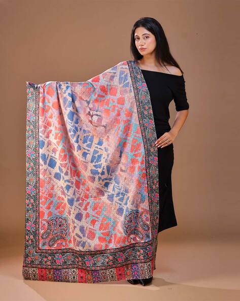 Women Floral Shawl Price in India