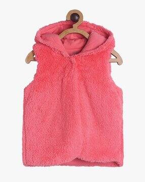 mini klub Girls Fur Cotton Hoodie-picture-42