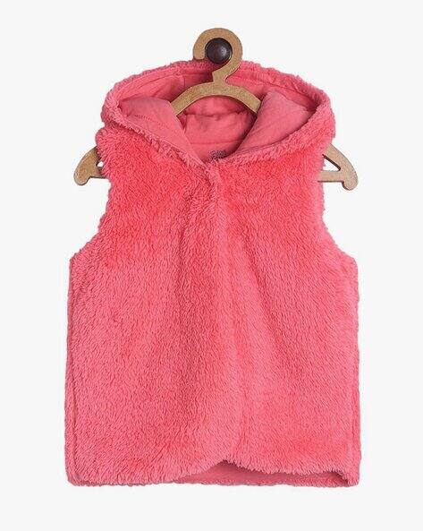 Girls Fur Cotton Hoodie