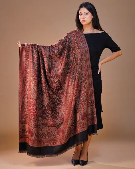 Women Floral Shawl Price in India