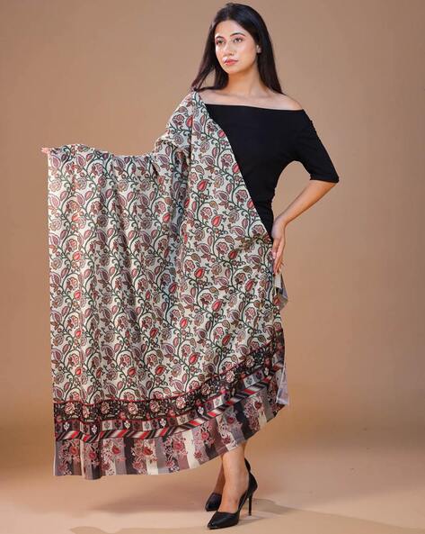 Women Floral Shawl Price in India