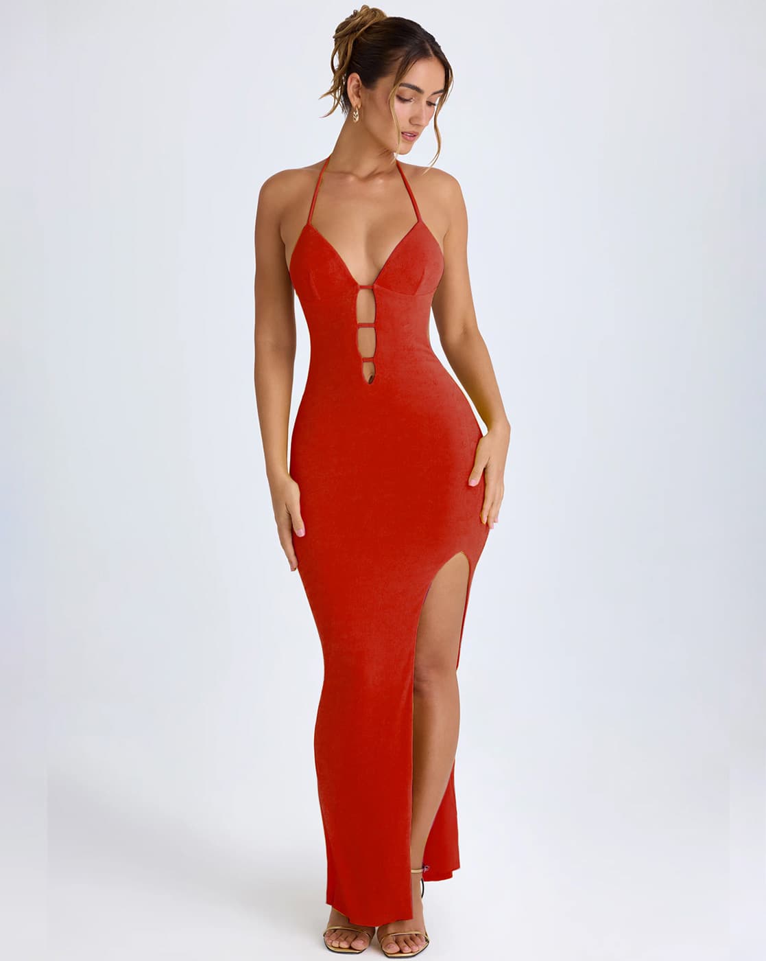 sachin and babi light blue dress Backless Mini Dress