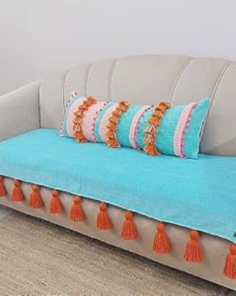 Bed Pillows Ice Blue Pillows Buy Ice Blue Furnishing Fabrics For Home Kitchen By Throw Pillow