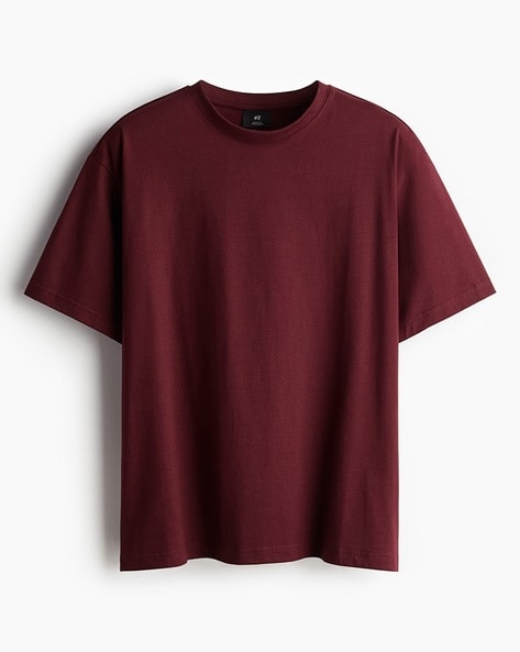 Men Loose Fit Crew-Neck T-Shirt