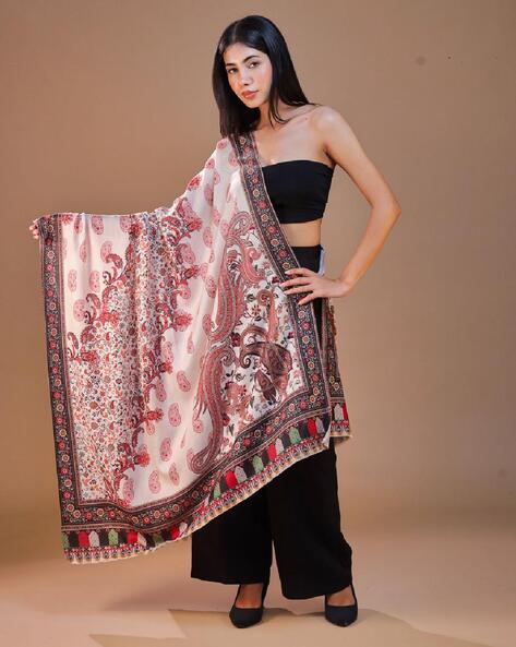 Women Floral Shawl Price in India