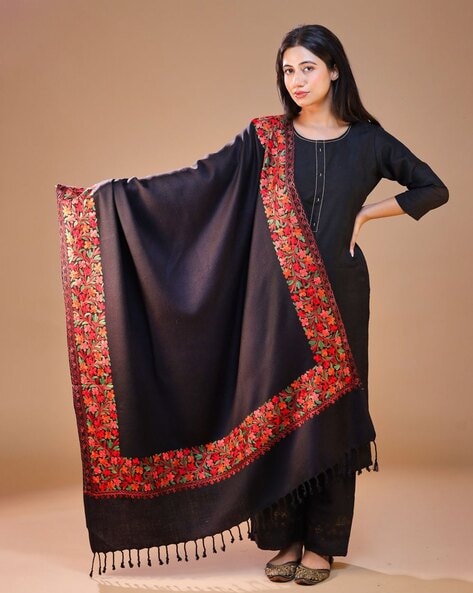 Women Floral Shawl Price in India