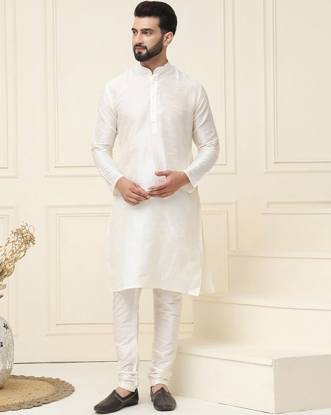 Sojanya Mandarin Collar Kurta Pyjama Set