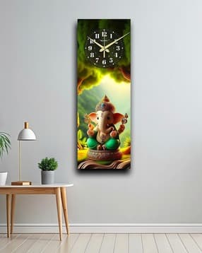 Olive Tree 24" Wooden Analog Wall Clock