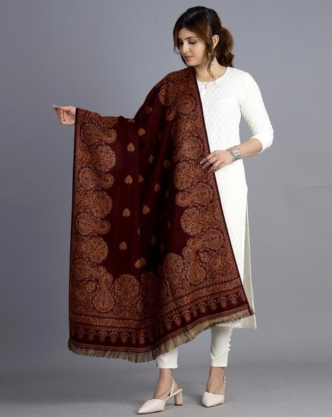 Women Paisley Shawl Price in India