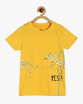 mini klub Boys Graphic Print Regular Fit Round-Neck T-Shirt-picture-12