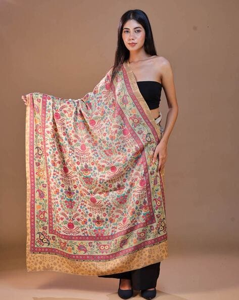 Women Floral Shawl Price in India