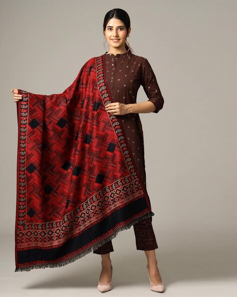 Women Herringbone Shawl Price in India