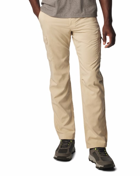 Columbia Mid-Rise Trousers with Insert Pockets