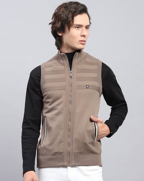 Buy Brown Sweaters Cardigans for Men by Monte Carlo Online
