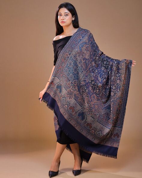 Women Floral Shawl Price in India