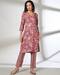 PINK LACE NECK SET, PINK, S