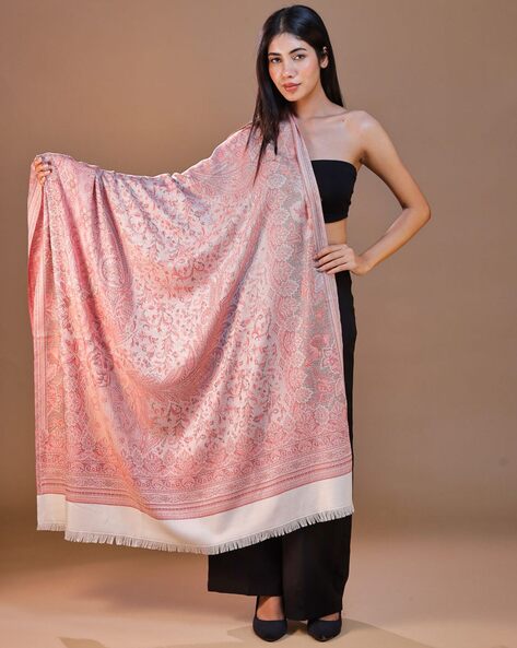 Women Floral Shawl Price in India