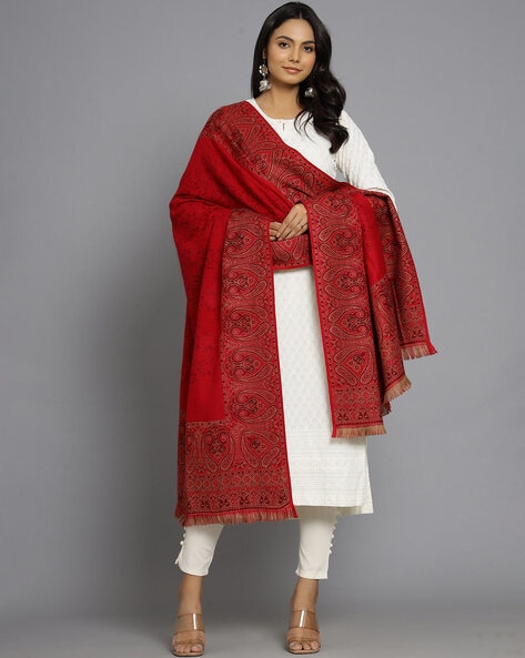 Women Paisley Shawl Price in India