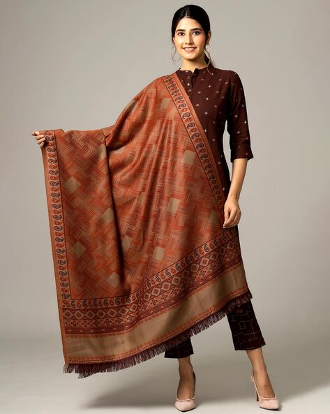 Women Herringbone Shawl Price in India