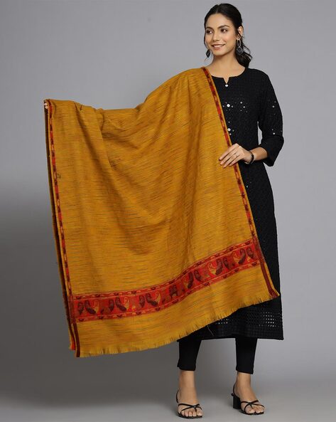 Women Geometric Shawl Price in India