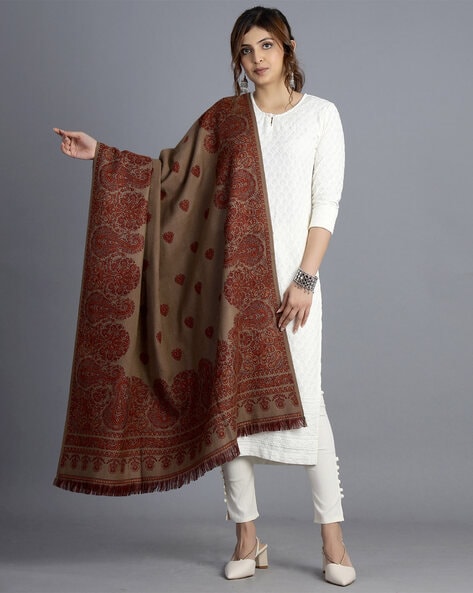 Women Paisley Shawl Price in India